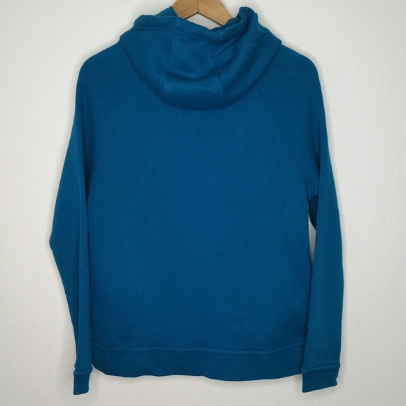 Nike Sportswear Teal Blue Rally Funnel Neck Hoodie - Picture 5 of 7